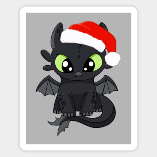 Christmas Toothless baby dragon, httyd night fury, how to train your dragon Christmas Magnet